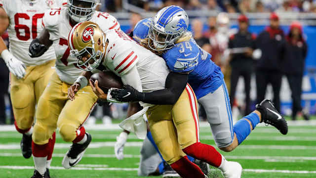 Detroit Lions linebacker Alex Anzalone